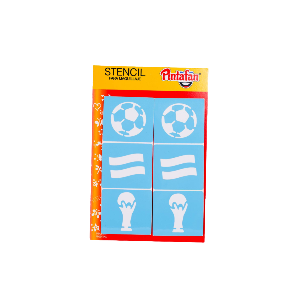 FACE STENCIL AUTOADHESIVO 6EN1