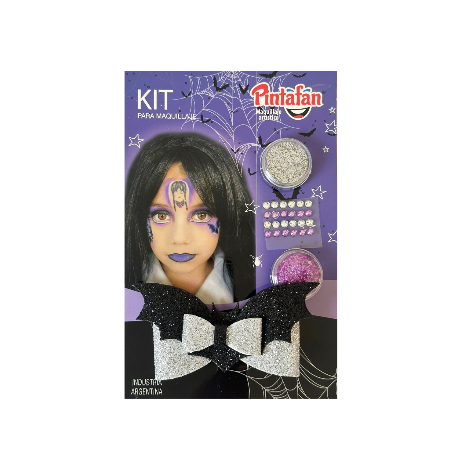 KIT MAQUILLAJE Y GLITTER + ACCESORIOS